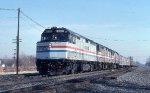 AMTK 207, 215, and 268 on #49--The Lake Shore Limited